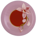 G 0659 Тарілка глибока 21,5 см Red Orchis