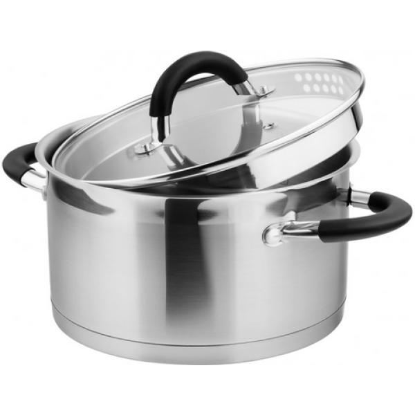 Каструля з кришкою Vinzer Progresso Series 18 см 2,4 л (50053)