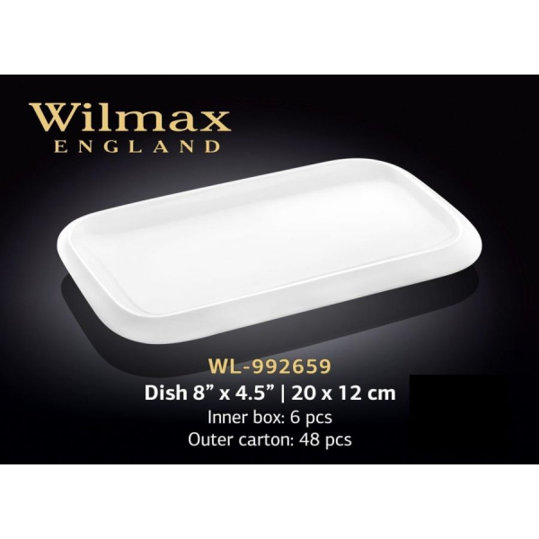 WL-992659 Блюдо прямокутне 20х12 см