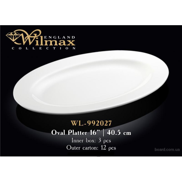 WL-992027 Блюдо овальне з полями 40,5 см