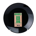 G 0458 Тарілка 25 см ANTARTIC Black
