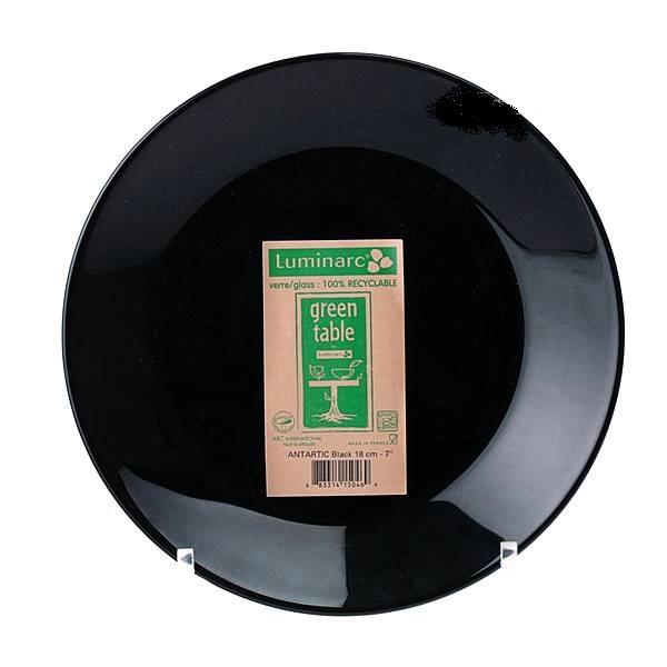 G 0458 Тарілка 25 см ANTARTIC Black