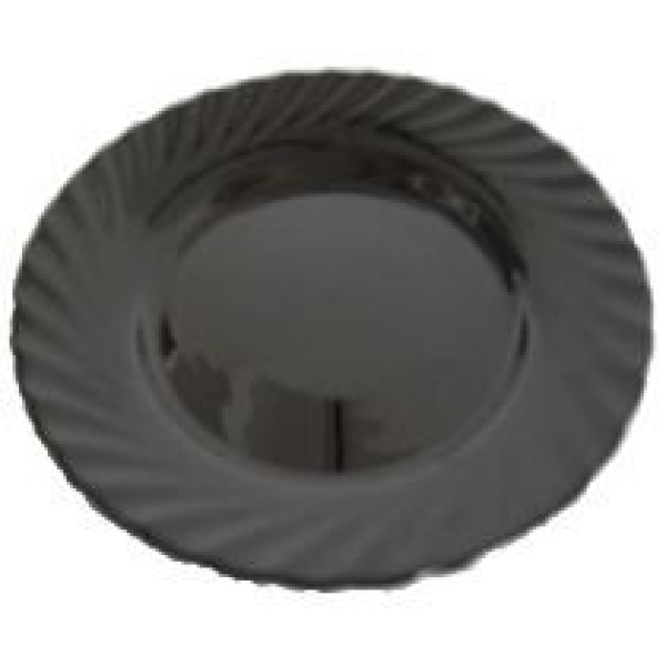 G 8724 Тарілка підставна кругла  24 см Trianon Black