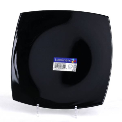 J 0591 Тарілка обідня 26 см Quadrato Black