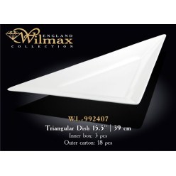 WL-992407 Блюдо трикутне 39 см