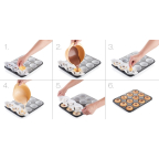 Формочка  Tescoma Delicia для двухкольорових маффинов (630089)