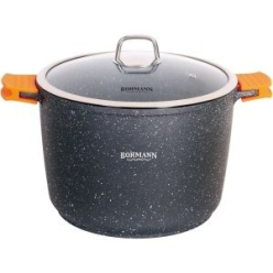 Каструля з мармуровим покриттям Bohmann 5,7 л (індукція) BH 7351-24 
