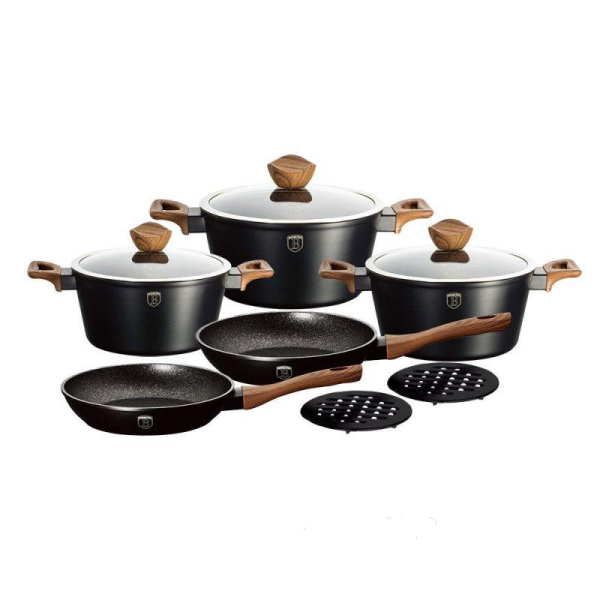 Набір посуду Berlinger Haus Ebony Maple Line 10 пр. BH 1534