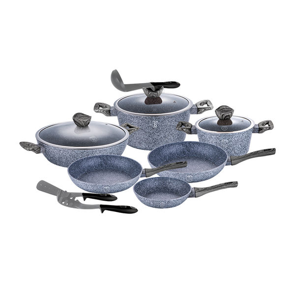 Набір посуду Bohmann Forest Dark Gray 12 пр. BH 1584