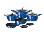 Набір посуду Bohmann Metallic Line Royal Blue Edition 10 пр. BH 1658N