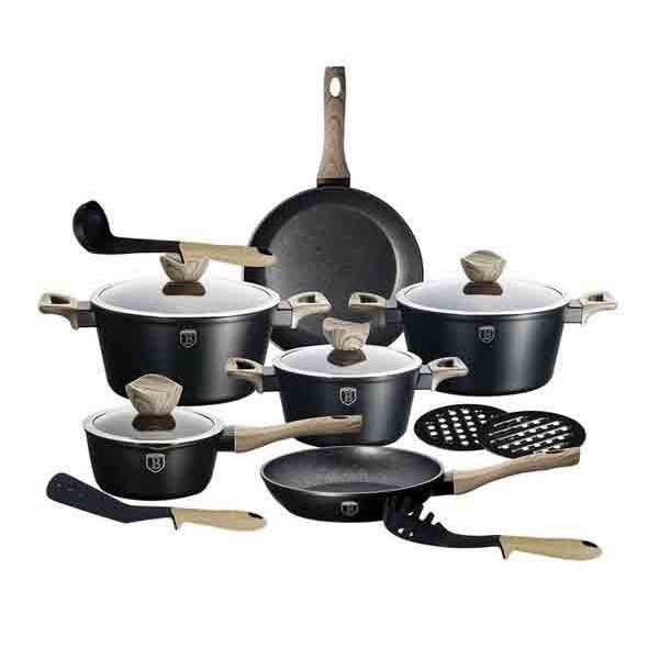 Набір посуду Bohmann Ebony Maple Line 15 пр. BH 1536