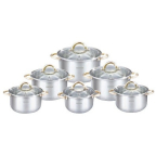 Набір каструль Bohmann 12 пр. BH 1212 PG 
