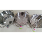 Пароварка Kamille 4.3 л 22 см 3-х рівнева KM 5812 