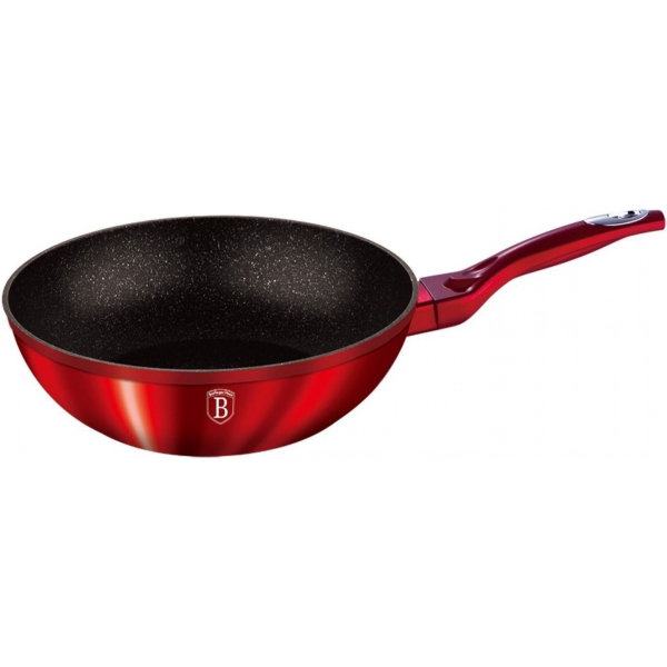 Сковорідка-WOK Metallic Black Burgundy 28 см BH 1625N