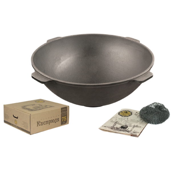 Каструля чавунна WOK Maysternya 8 л Т405 