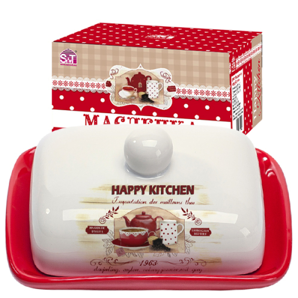 Маслянка S&T 13х17 см Happy Kitchen (3397-11)