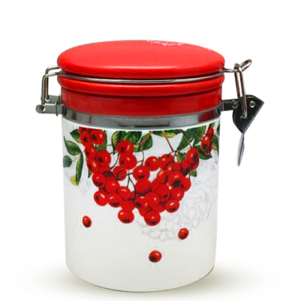 Ємність для сипучих продуктів S&T 0,75 л Калина Червона (629-14)