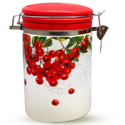 Ємність для сипучих продуктів S&T 1,2 л Калина Червона (631-14)
