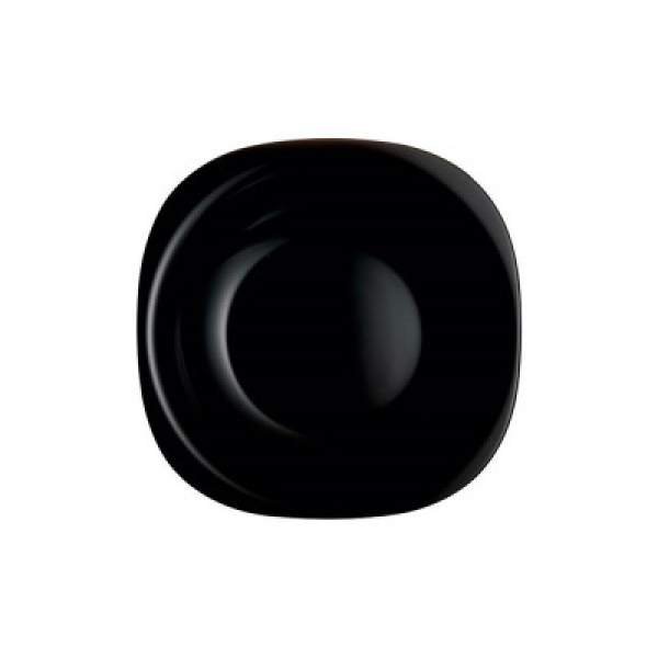 H 3664 Тарілка десертна квадратна CARINE black 19 см