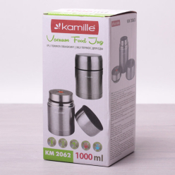 Термос харчовий Kamille з широкою горловиною 1 л (A 2062)