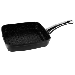 Сковорідка гриль Vinzer Granite Induction 26х26 см (89438)